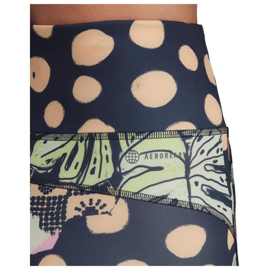 Adidas Γυναικείο κολάν Farm print Feel brilliant Aeroready High-waisted 7/8 Adidas Γυναικείο κολάν Farm print Feel brilliant Aeroready High-waisted 7/8